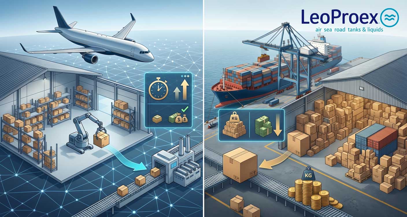 ¿Avión o barco? El falso mito de que volar tu mercancía siempre es más caro ✈️⛴️